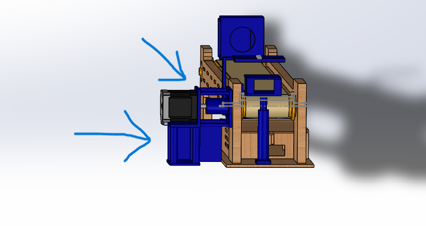 position of support motor