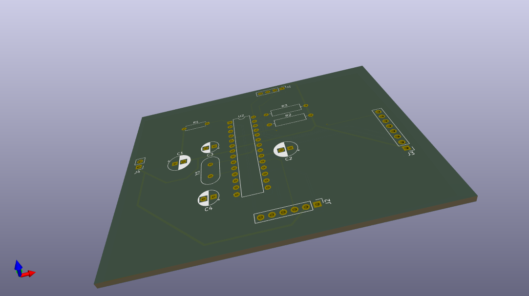 PCB 3D - Cube de Vol