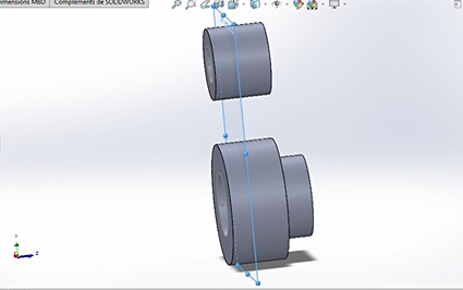 Image décrivant le fonctionnement interne d'un accélérometre