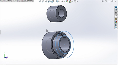 Image décrivant le fonctionnement interne d'un accélérometre