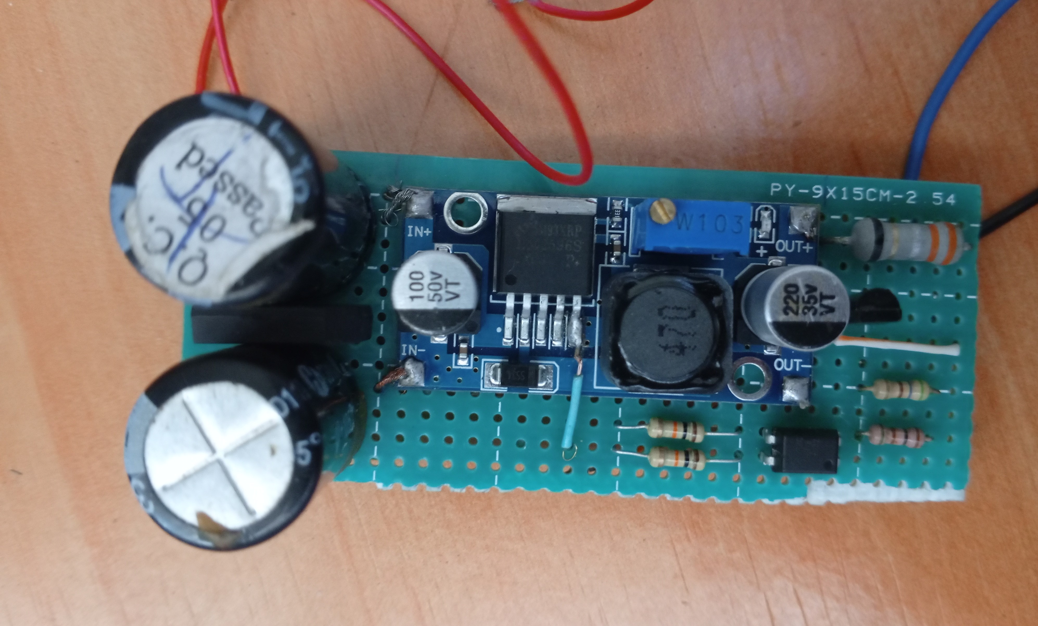 Power Supply Side View