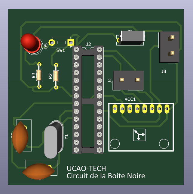 Carte boîte noire 3D