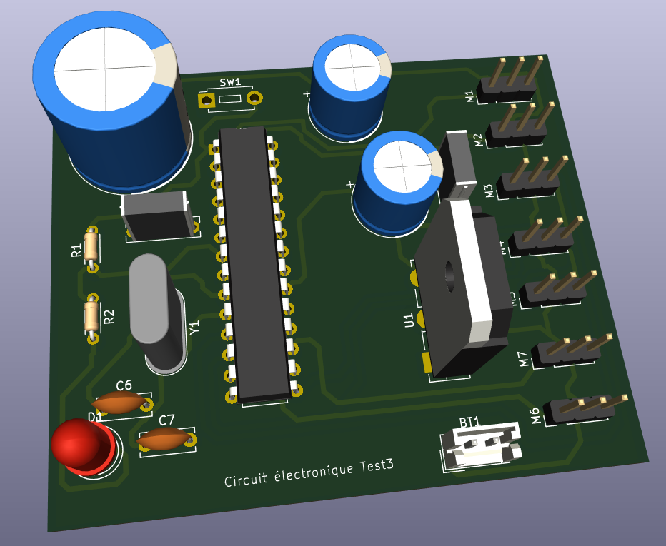 PCB réalisé